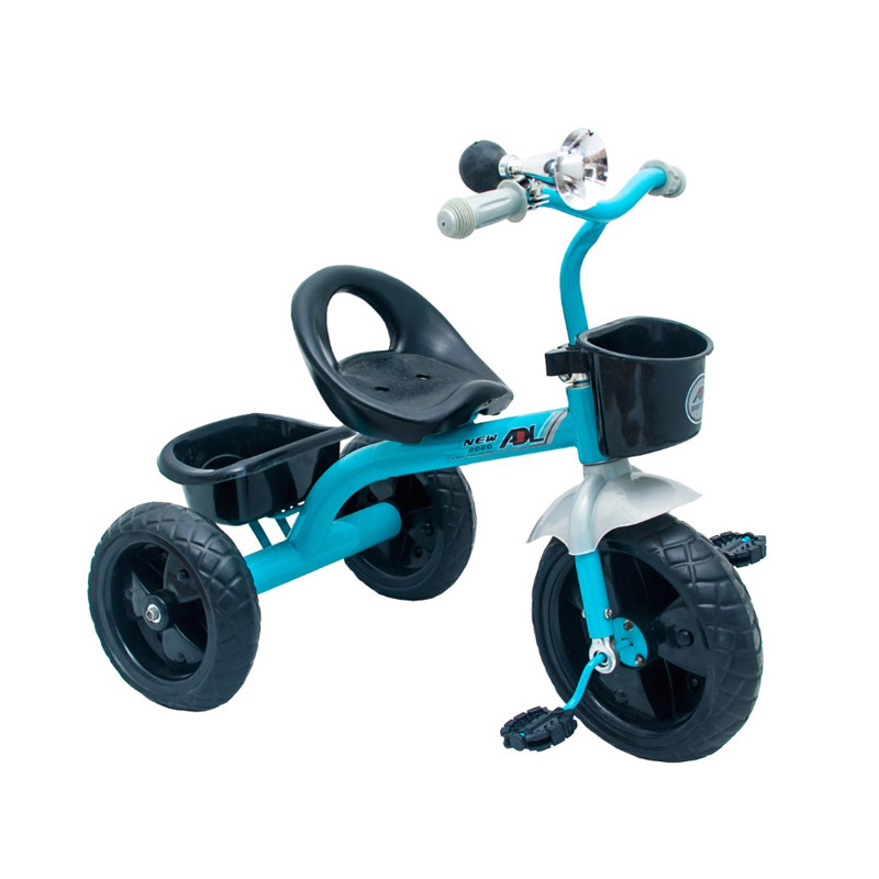 Bicycle for children 3-wheeled with a basket