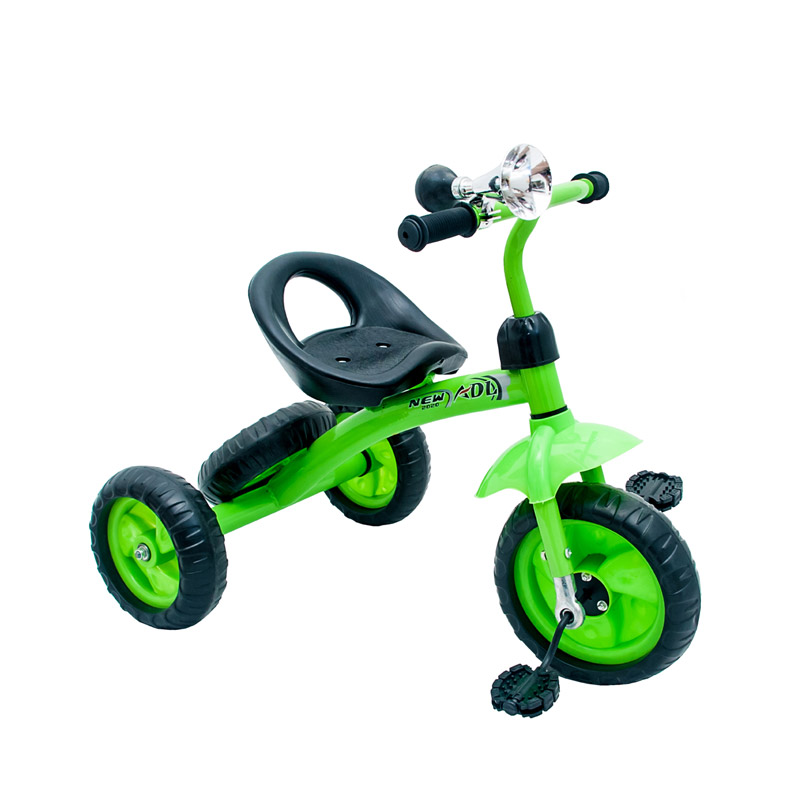 Bicycle for children 3-wheeled with spare wheel