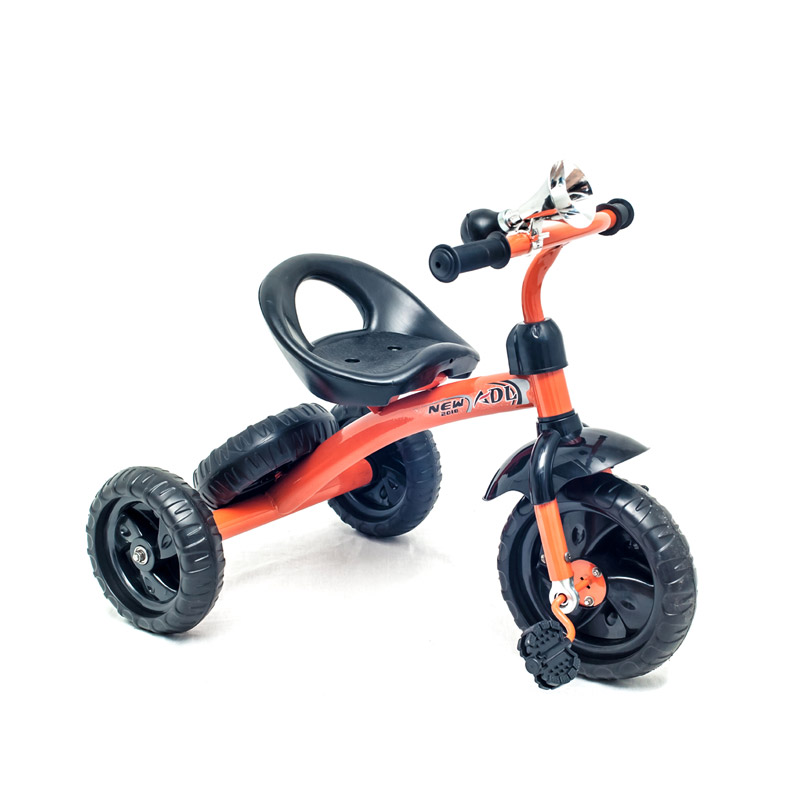 Bicycle for children 3-wheeled with spare wheel